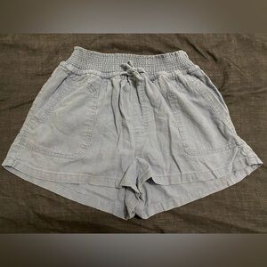 Love Tree Blue Textured Pants